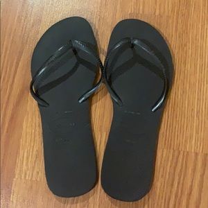 Black Havaianas Flip Flops